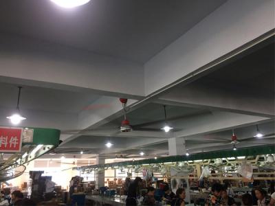 广东清远玩具厂厂房安装工业大风扇降温工程案例